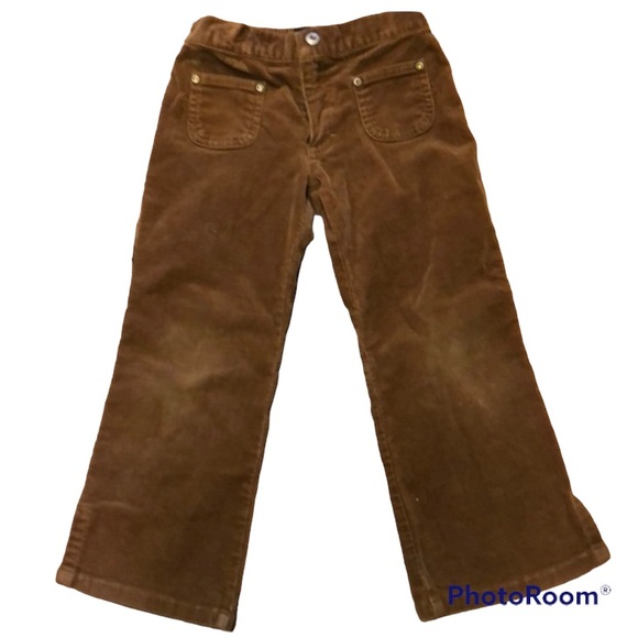 KIDS BROWN CORDUROY PANTS - Picture 1 of 4